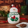 thumbnail image 5 of Pfaltzgraff Winterberry Snowman with Cardinal 10 in Cookie Jar, 5 of 7