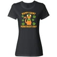 thumbnail image 3 of Inktastic St. Patrick's Day Happy Saint Purrtrick's Day Women's T-Shirt, 3 of 5