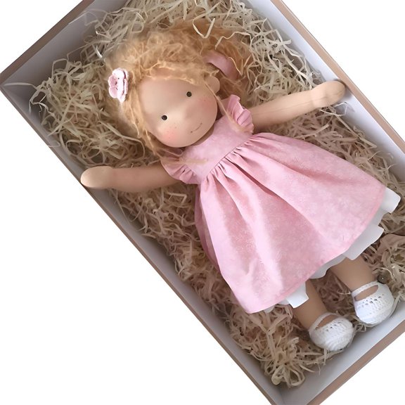 BESTSKY Doll Figure,Sweet Doll Details Mini Stuff,Adorable Sleep Time Companion Baby Girl Stuff,Style1