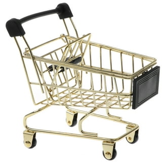 Mini shopping cart, supermarket trolley, mini supermarket trolley, durable  household kitchen office mini shopping cart