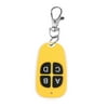 Countdown Remote Control 4 Keys Copy Cloning Duplicator for Garage Door (433M Yellow)