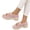 Pink, variant on YOUYEDIAN Loafers for Women Round Toe Versatile Platform Comfy Lace-up Deco Fashion Flats Casual Slip On Soft Walking Shoes