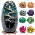 thumbnail image 2 of 100PCS Backflow Incense Cones for Waterfall Mixed Natural Scents Cone Incense for Meditation Relax, 2 of 6
