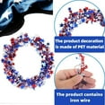 thumbnail image 3 of Topboutique 4th of July Tinsel Garland 2 Pcs Independence Day Star Wire Tinsel Garland Red White Blue Patriotic Hanging Ornament Party Supplies for Memorial Day Party Photo Backdrops Props,24.6 ft/Pc, 3 of 9