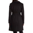 thumbnail image 2 of Michael Michael Kors Wool Belted Wrap Solid Black Coat, XL, 2 of 2