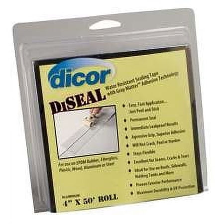 Dicor 522Af-450-1C Silver 4" X 50' Diseal Tape