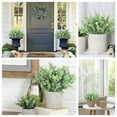 thumbnail image 4 of PEIBang 2Pcs Artificial Plants Faux Greenery Branches,Green Leaves Long Stems,Fake Plants for Floral Arrangement Vase Filler Wedding Office Home Decor, 4 of 6