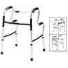 Lumex UpRise Single Release Folding Walker Adjustable Height Aluminum 400 lbs. 32 to 39 Inch 1 Count