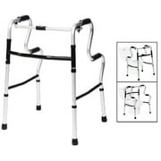 Lumex UpRise Single Release Folding Walker Adjustable Height Aluminum 400 lbs. 32 to 39 Inch 1 Count