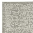 thumbnail image 4 of SAFAVIEH Princeton Xavier Floral Bordered Runner Rug, Grey/Beige, 2' x 10', 4 of 7
