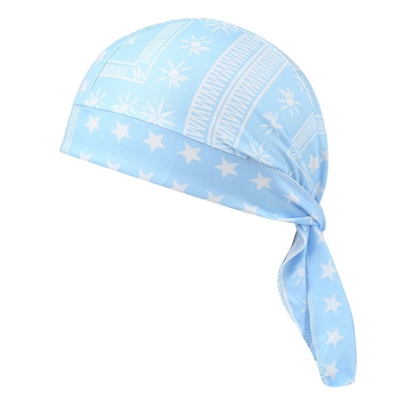 Cooling Headscarf Cap, Elastic Cycling Sports Cap, Breathable Adjustable Bandana Cap, Sweat Wicking Lightweight Summer Hat for Outdoor Activities