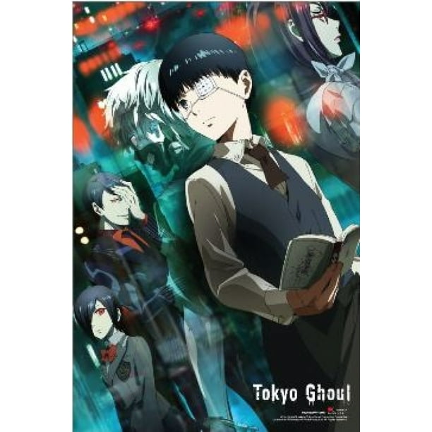 Tokyo Ghoul Kaneki Friends Anime Poster Print 24 X 36 Walmart Com