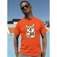 thumbnail image 2 of Corgi Eating Ramen T-Shirt Men -Image by Shutterstock, Male Medium, 2 of 4