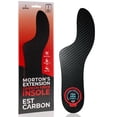 thumbnail image 1 of Mortons Extension Carbon Fiber Insole 1pc | FSA Eligible | Mortons Extension Orthotic Rigid Shoe Insert Carbon Insole Composite Big Toe Insert for Hallux Rigidus, Turf T, 1 of 7