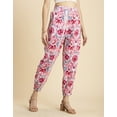 thumbnail image 3 of Moomaya Printed Elastic Waist Boho Pajama Pants, Cotton Yoga Pants With Pockets, 3 of 9