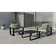 thumbnail image 4 of F. Corriveau International Ireland Table Basse Carrée d'Extérieur de 31,5 Po – Dessus à Lattes en Aluminium, Noir, 4 of 6
