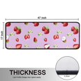 thumbnail image 5 of Kitchen Rugs Sets Of 2,Strawberry Plants Fruit Cat Flower Anti Fatigue Kitchen Mat Rugs Non Slip Washable,Decorative Kitchen Floor Mats for Kitchen,Sink,Laundry,17"x47"+17"x47", 5 of 5