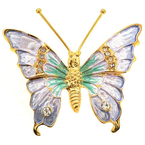 Fantasyard Broche broche Papillon - Lavande Légère - 2,125 x 1,875 Po.