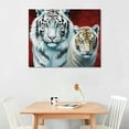 thumbnail image 2 of COMIO  Wild Animal Wall Art Canvas Leopard Lion Tiger Cheetah Canvas Animal Portrait Picture Print Wall Art Wildlife Animal Artwork for Home Office Decor, 2 of 4