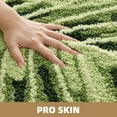 thumbnail image 6 of PABUBE Monstera Leaf Bathroom Rug, 24"x32", Cute Green Plush Bath Mat, Fluffy Soft & Absorbent, Non-Slip and Machine Washable Bath Rug for Bathroom Floor, 6 of 10