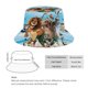 thumbnail image 2 of Madagascar Sombrero bucket para adultos, gorra de protección solar, sombrero de pescador plegable para viajes al aire libre, pesca y actividades de verano, 2 of 6
