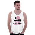 thumbnail image 5 of I Donut Want to Do Anything Funny Pun Tank Top T Shirts Men Women Brisco Brands S, 5 of 6