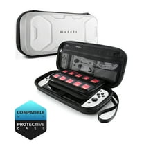 Mumba Switch Carrying Case, [Plus Version] Portable Protective Travel Carry Handbag Pouch for Blade/Battle Case [Large Capacity] (White)