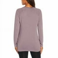 thumbnail image 4 of Banana Republic Ladies' Long Sleeve V-Neck Top, Purple XL, 4 of 4