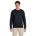 thumbnail image 1 of The Gildan Adult Softstyle 45 oz Long Sleeve T-Shirt - BLACK - M, 1 of 1
