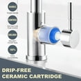 thumbnail image 6 of Wowow Pull Down Waterfall Kitchen Faucet with 3-Mode Sprayer in Polished Chrome for Kitchen Sink, 6 of 7