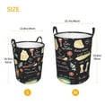 thumbnail image 4 of Uemuo Vegetable Quiche Pattern Circular Laundry Hamper Basket with handles,Collapsible laundry basket,Large capacity laundry hamper,Laundry Organizer-Medium, 4 of 8