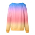 thumbnail image 4 of Sudadera para mujer Otoño Sudaderas Moda Impreso Camiseta suelta Blusa de manga larga Cuello redondo Tops casuales Odeerbi ODB-5, 4 of 4