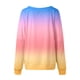 thumbnail image 4 of Camiseta suelta estampada a la moda para mujer, blusa de manga larga, cuello redondo, camisetas informales Pompotops  FGAJ9075, 4 of 4
