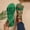 Green, variant on Women Comfy Shoes Solid Bowknot Peep Toe Lightweight Pull-On Flat Outdoor Summer Style