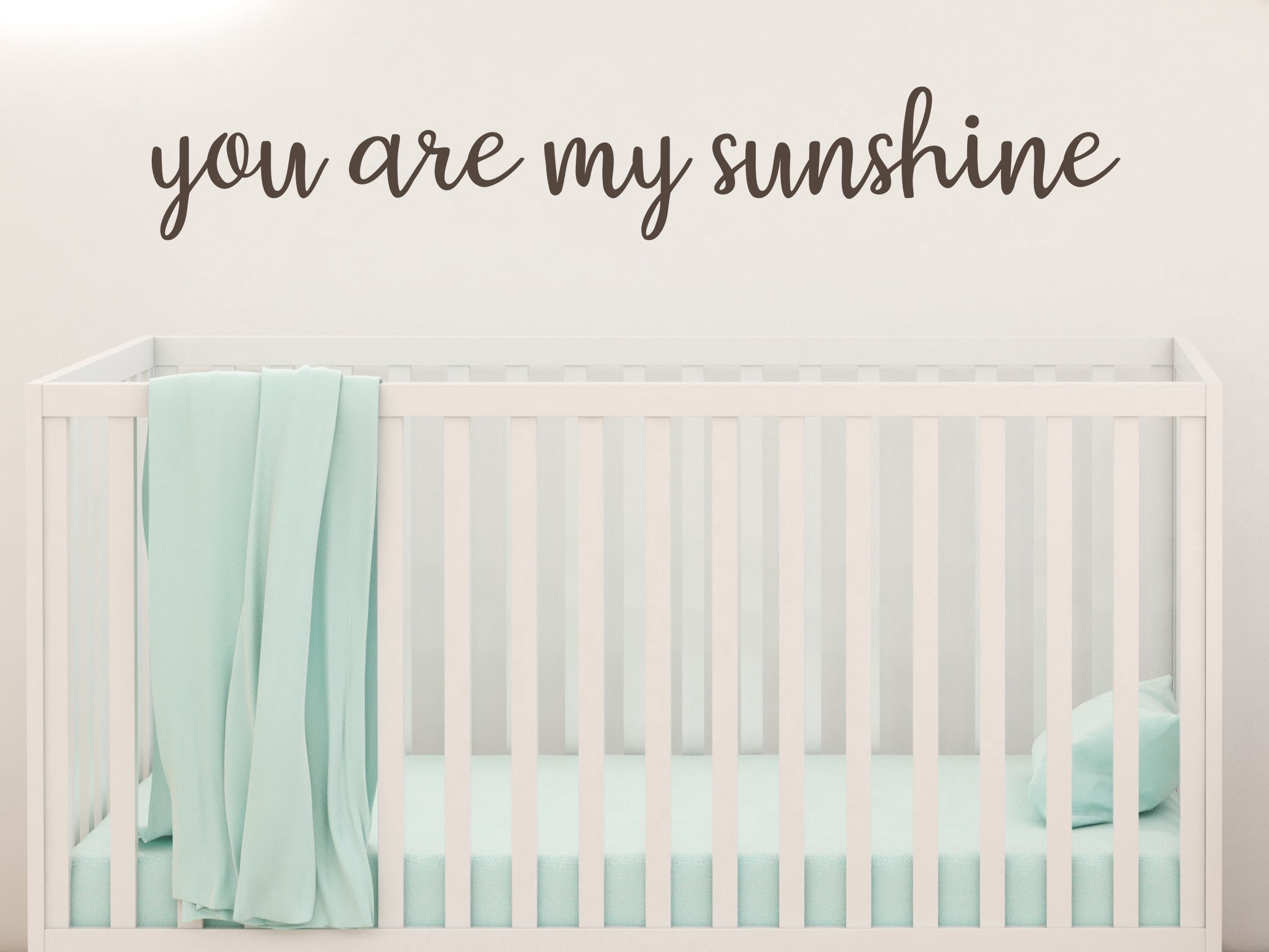 You Are My Sunshine Cursive | Kids Room Wall Decal - Walmart.com