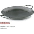 thumbnail image 4 of Lacor 26cm Non-stick Round Pan for Paella / Paellera - Black - 60131, 4 of 5