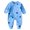 Dark Blue, variant on Unisex Footless Newborn Baby Sleepers Pajamas Romper Boys Girls Long Sleeve(1-3 Months,Brown)