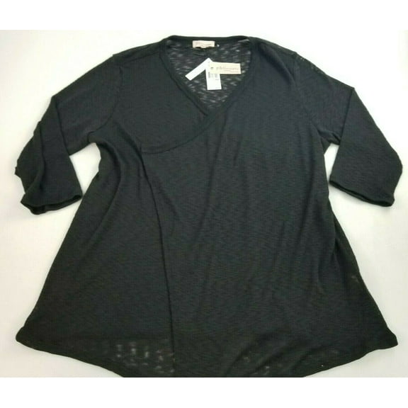 new Philosophy Republic Clothing women cardigan sweater 3180013W black sz 2X $58