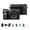 Black, variant on 5K Vintage Mirrorless Camera, 75MP Dual Lens Digital Camera, 18X Digital Zoom, 3.0" HD Screen, Electronic Stabilization, WiFi Vlog Camera for Students, Travel, Graduation & Gifts