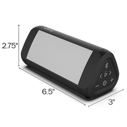 OontZ Ultra Waterproof Portable Bluetooth Speaker, White