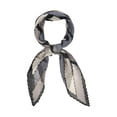 thumbnail image 1 of INSPIRAR CHIC Bufanda de Cuello de Mujer Retro con Pliegues de Cuadros en Rombo Color Azul Claro, 1 of 5