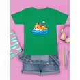 thumbnail image 3 of Cute Corgi Sleeping On Pillow T-Shirt Juniors -Image by Shutterstock,  Small, 3 of 4