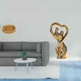 thumbnail image 2 of Cesta De Frutas Tejida, Cuenco Para Aperitivos, Plato De Pan, Figura De Pareja De Escritorio, Estatua, Recuerdo, Regalo Para Amantes, Escultura, Adorno, Aniversario, Familia, 2 of 8