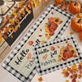 thumbnail image 4 of Fall Pumpkin Maple Leaf Floor Mat Set 15.7x23.6in & 15.7x47in 2-Piece Non-Slip Doormat for Halloween Thanksgiving Decor, 4 of 6