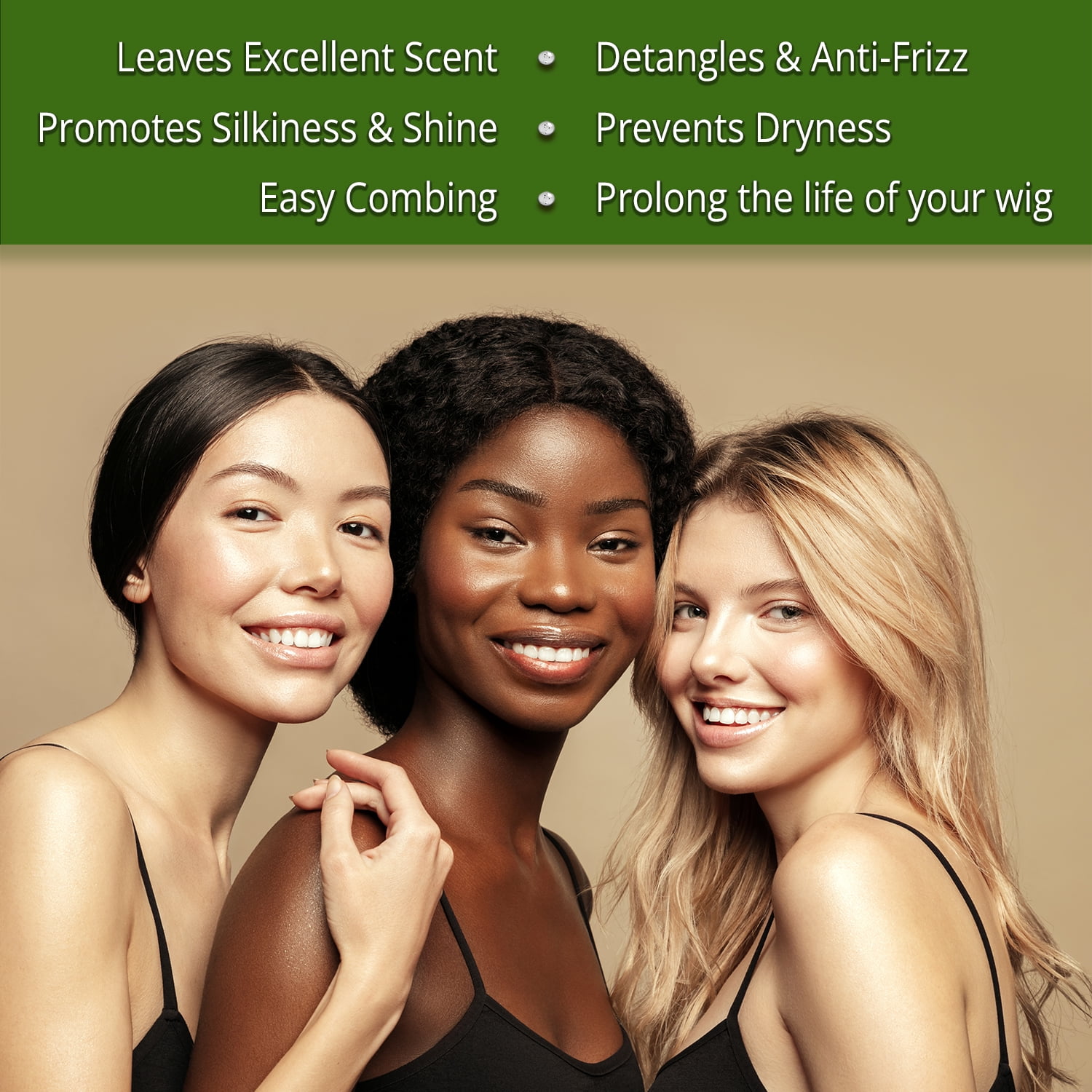 Awesome Synthetic Wig Shampoo and Leave in Conditioner Spray: pH6, Premium Set of 2, Moisturizes, Replenishes, Revitalizes for Synthetic Wigs. Contains Coconut Oil (7 fl oz)