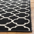 thumbnail image 2 of SAFAVIEH Montauk Nelson Geometric Cotton Area Rug, Black/Ivory, 2'6" x 4', 2 of 5