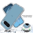 thumbnail image 3 of ShellTech for Google Pixel 9 / 9 Pro Case Non Yellowing Heavy Duty Soft TPU Dual Layer Bumper Rugged Protective Shockproof Slim Case Cover,Blue, 3 of 5