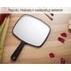 thumbnail image 4 of Hand Mirror, Black Handheld Mirror With Handle, 6.3" W X 9.6" L, 4 of 4