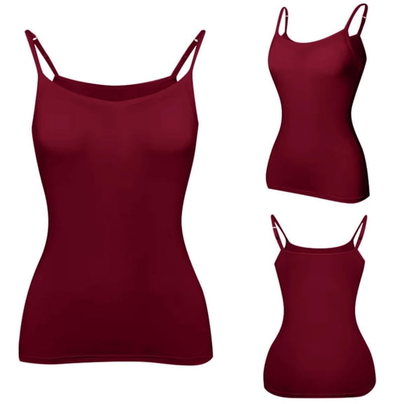 Workout Tops for Women Scoop Neck Built in Padding Everyday Casual Style Womens Tank Tops