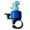 blueDinosaur1PC, variant on Cartoon Dinosaur Bicycle Bell Super Loud MTB Universal Scooter Ring Cycling Safety Horn for Kids Adults Bike Decor Gift